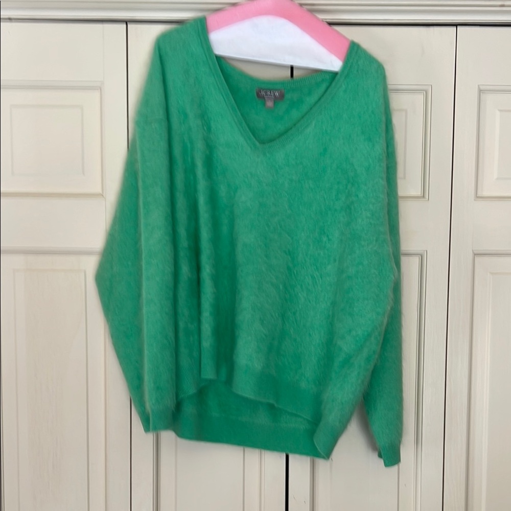 Green V-Neck Women's Sweater super Sunday savings!
